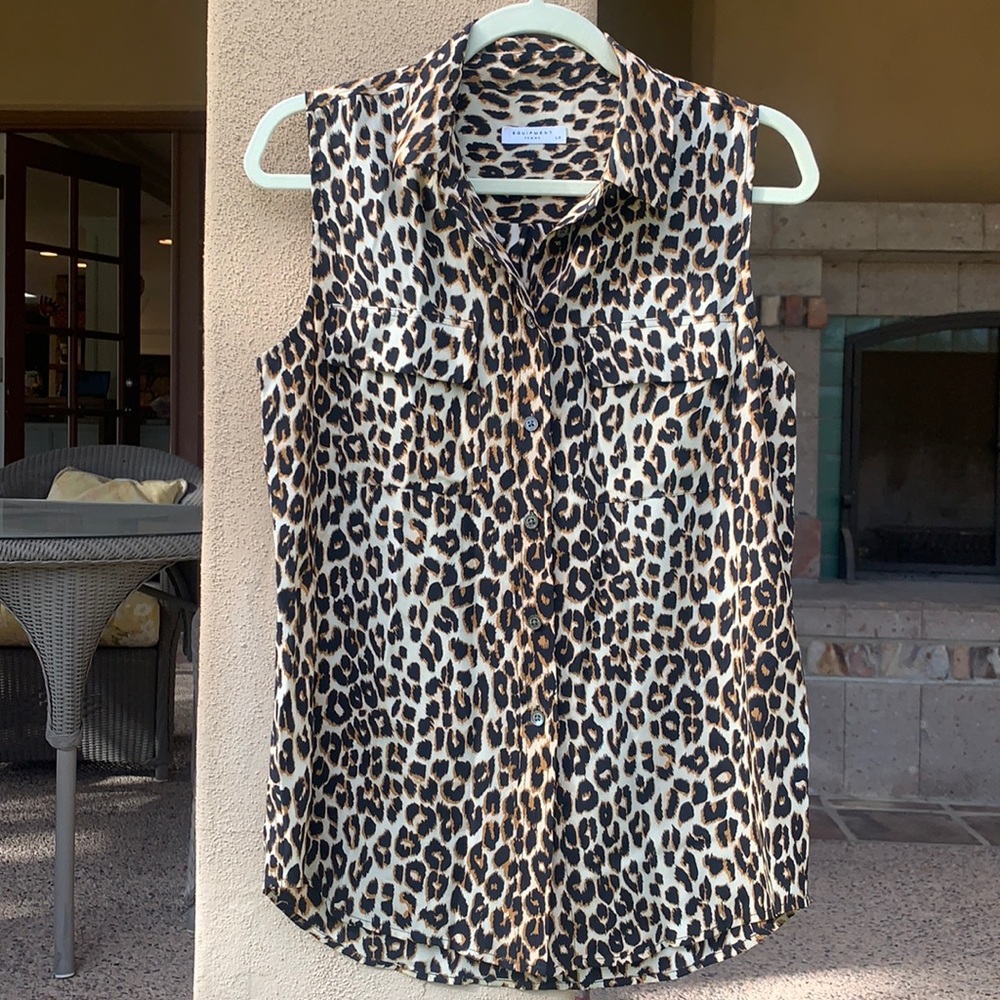 Equipment silk blouse